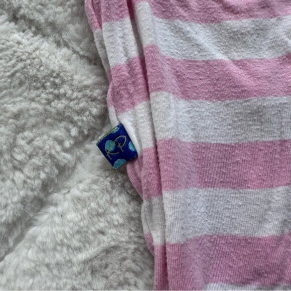 Kickee Pants | "Lotus Stripe" Classic Ruffle Coverall with Snaps | Size 12-18M - Picture 9 of 10